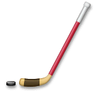 🏒 Eishockeyschläger und Puck Emoji auf LG