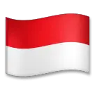 Bandeira da Indonésia Emoji LG