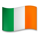 Флаг Ирландии Эмодзи на телефонах LG