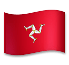Flagge der Isle of Man Emoji LG