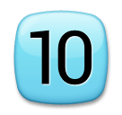 🔟 Tecla do número dez Emoji nos LG