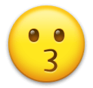 kissing-face Emoji lg