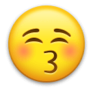 kissing-face-with-closed-eyes Emoji lg