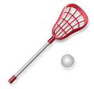 🥍 Lacrosseschläger und -ball Emoji auf LG