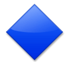 Große blaue Raute Emoji LG