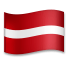 Bandera de Letonia Emoji LG