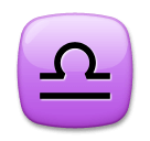 ♎ Waage (Sternzeichen) Emoji auf LG