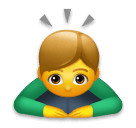 🙇‍♂️ Hombre haciendo una reverencia Emoji en LG