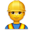 👷‍♂️ Trabalhador da construção civil Emoji nos LG