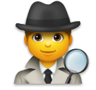 man-detective Emoji lg