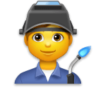 👨‍🏭 Man Factory Worker Emoji on LG Phones