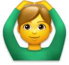 🙆‍♂️ Man Gesturing OK Emoji on LG Phones