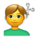 man-getting-haircut Emoji lg