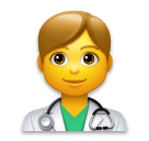 👨‍⚕️ Profissional de saúde (homem) Emoji nos LG