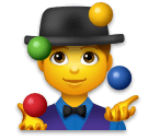 Jonglierender Mann on LG