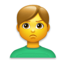 man-pouting Emoji lg