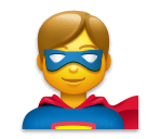 🦸‍♂️ Supereroe Uomo Emoji su LG