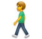 🚶‍♂️ Uomo che attraversa la strada Emoji su LG