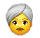 man-wearing-turban Emoji lg