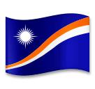Bandeira das Ilhas Marshall Emoji LG
