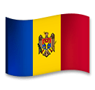Флаг Молдовы Эмодзи на телефонах LG