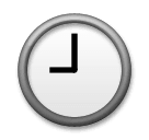 🕘 Neun Uhr Emoji auf LG