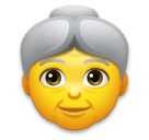 old-woman Emoji lg