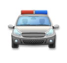 🚔 Oncoming Police Car Emoji on LG Phones