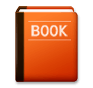 📙 Oranges Buch Emoji auf LG
