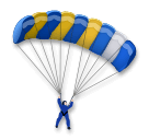 🪂 Parachute Emoji on LG Phones