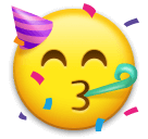 🥳 Partying Face Emoji on LG Phones