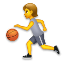 Jogador de basquetebol Emoji LG