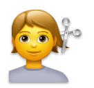 💇 Person beim Friseur Emoji auf LG