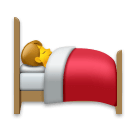 Pessoa a dormir Emoji LG