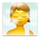 🧖 Persona che fa la sauna Emoji su LG
