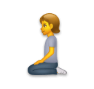 person-kneeling Emoji lg