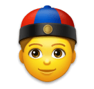 person-with-skullcap Emoji lg