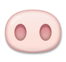 Pig Nose Emoji on LG Phones