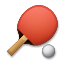 🏓 Racchetta e pallina da ping pong Emoji su LG