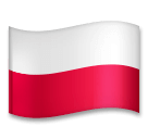 Bandera de Polonia Emoji LG