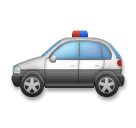 Auto della polizia Emoji LG