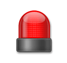 Luz de coche de policía Emoji LG