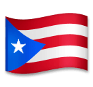 Flagge von Puerto Rico Emoji LG