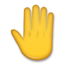 raised-back-of-hand Emoji lg