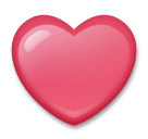 ❤️ Corazón rojo Emoji en LG