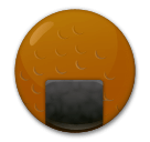 🍘 Galleta de arroz Emoji en LG