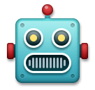 Testa di robot Emoji LG