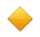 🔸 Small Orange Diamond Emoji on LG Phones