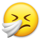 sneezing-face Emoji lg