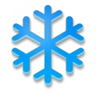Snowflake Emoji on LG Phones